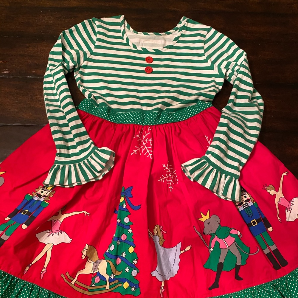 EUC size 10/12 Eleanor Rose Nutcracker dress